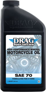 DRAG SPECIALTIES OIL Engine Oil - SAE 70 - 1 U.S. quart 198924 - Cycle City Outdoors