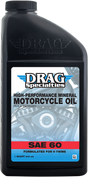 DRAG SPECIALTIES OIL Engine Oil - SAE 60 - 1 U.S. quart 198923 - Cycle City Outdoors