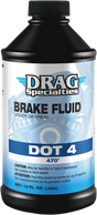 DRAG SPECIALTIES OIL DOT 4 Brake Fluid - 12 U.S. fl oz. 200184 - Cycle City Outdoors