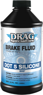 DRAG SPECIALTIES OIL DOT 5 Brake Fluid - 12 U.S. fl oz. 37030014 - Cycle City Outdoors