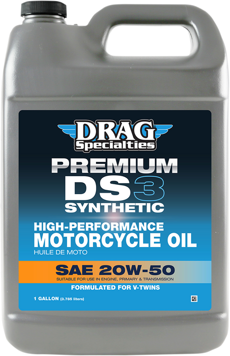 DRAG SPECIALTIES OIL DS3 Synthetic Engine Oil - 20W-50 - 1 U.S. gal 198927 - Cycle City Outdoors