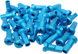 MOOSE RACING Spoke Nipples - MX1 - Lake Blue - 8 Gauge - Set 24-880