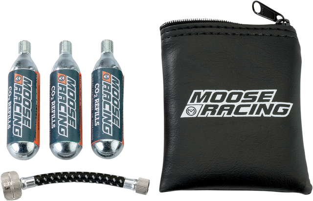 MOOSE RACING Tire Inflator Kit - CO2 (3) 0363-0063 - Cycle City Outdoors