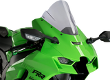 Puig Hi-Tech Parts 20541H Race Windscreen - 12-1/2" - Smoke - Ninja ZX-10R | Street