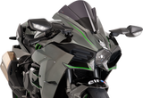 Puig Hi-Tech Parts 7631F Race Windscreen - 13" - Dark Smoke - Ninja | Street