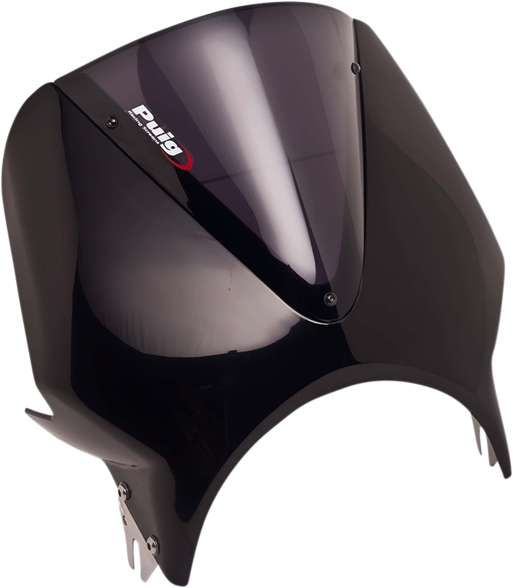 Puig Hi-Tech Parts 003NF Windscreen - Black/Dark Smoke | Street