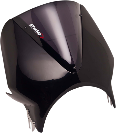 Puig Hi-Tech Parts 003NF Windscreen - Black/Dark Smoke | Street