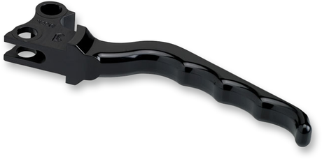 JOKER MACHINE 03-31BLK Billet Aluminum Clutch Lever - Grooved - Black | Street