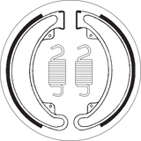 SBS Smooth Organic Base Rear Brake Shoes - 2024 (Honda TRX300 FourTrax / FourTrax 4x4 / Super 1973–2000)