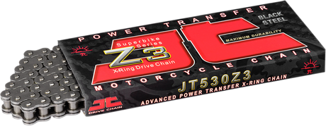 JT CHAINS JTC520Z3-110RL 520 Z3 - Heavy Duty Drive Chain - 110 Links | Adventure/Off-Road