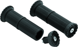 Kuryakyn Riot Universal Grips 1in Satin Black - Cycle City Outdoors