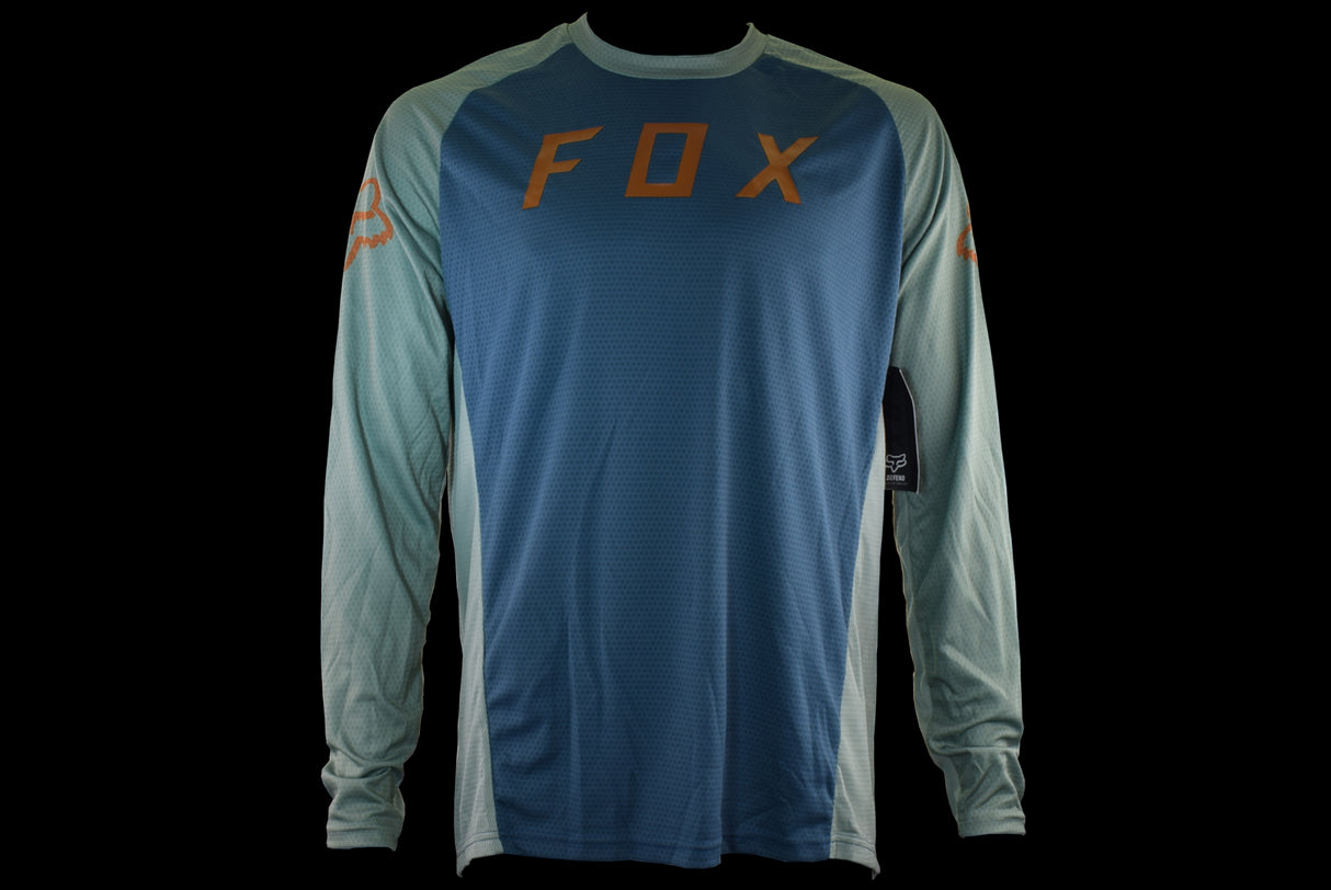 Fox Racing - Defend Long Sleeeve Jersey - Slate Blue - L