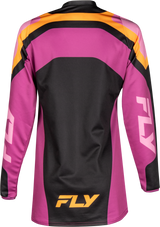 Women's F 16 Jersey Black/Mauve/Yellow Xl - Cycle City Outdoors