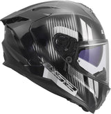 LS2 Challenger II Nitro Gloss Black Gray Black