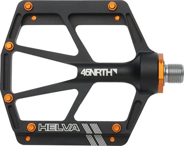 45NRTH Helva Platform Pedals - Aluminum 9/16" | Black