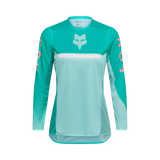Fox Racing - Woman's Flexair Fracture Jersey - Aqua - S