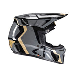Leatt Moto 8.5 Helmet Kit | Black V25 | ECE 22.06 + DOT | 360° Turbine | Velocity 5.5 Goggles Included