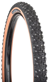 45NRTH Kahva Studded Winter Tire - 29x2.25 Tan | 252 Concave Carbide Studs | 60 TPI Tubeless