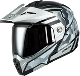 Md 74 Striker Modular Helmet W Slvr Shield Slvr/Blu Mtlc Lg
