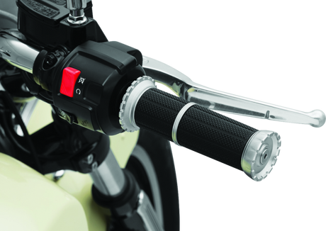 Kuryakyn Riot Grips Scout Silver - Cycle City Outdoors