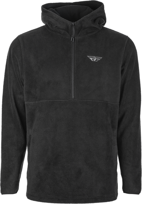 Fly Half Zip Pullover Hoodie Black Lg - Cycle City Outdoors