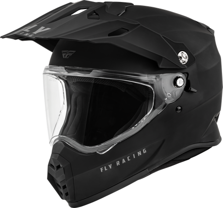 Trekker Solid Helmet Matte Black Md - Cycle City Outdoors
