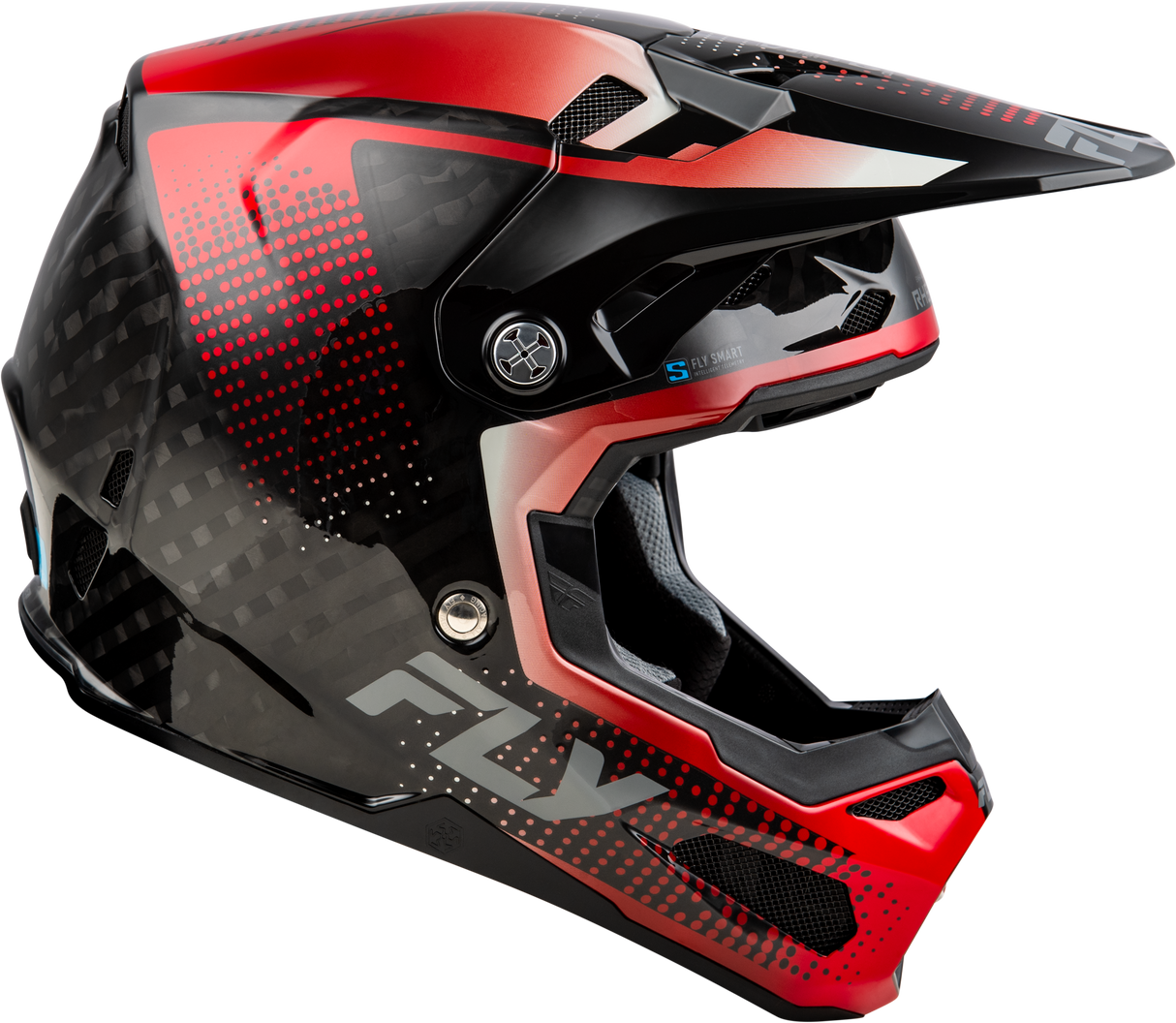 Yth Formula S Carbon Protocol Helmet Black Carbon/Red Yl - Cycle City Outdoors