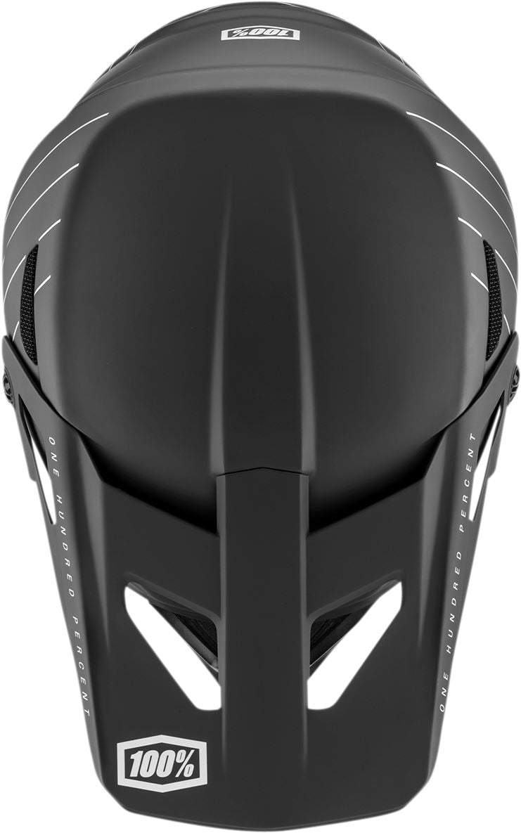 100% - Status Essential Black Full Face Helmet