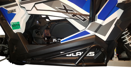 MOOSE RACING Nerf Bars - Black - RZR 2-Seater 1004-BK - Cycle City Outdoors