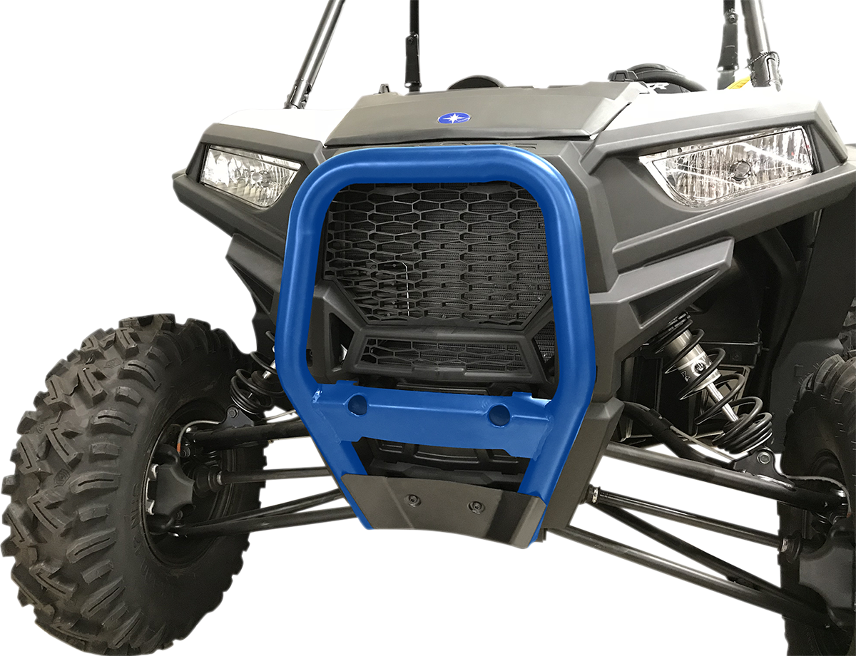 MOOSE RACING Bull Bar - Front - RZR - Blue 0530-1443 - Cycle City Outdoors