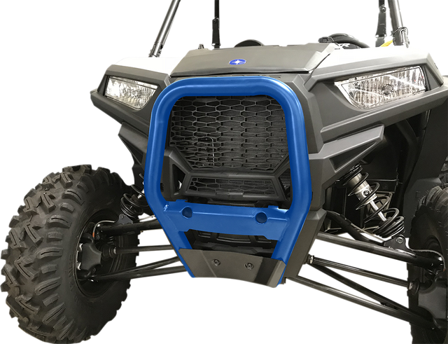 MOOSE RACING Bull Bar - Front - RZR - Blue 0530-1443 - Cycle City Outdoors