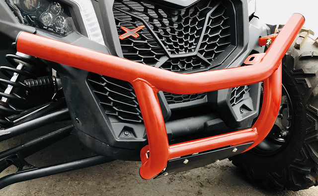 MOOSE RACING Front Bumper - Red - Maverick 0530-1456 - Cycle City Outdoors
