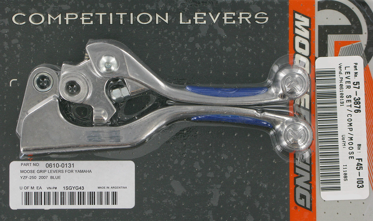 MOOSE RACING Lever Set - Competition - Blue 1SGYG43 - Cycle City Outdoors