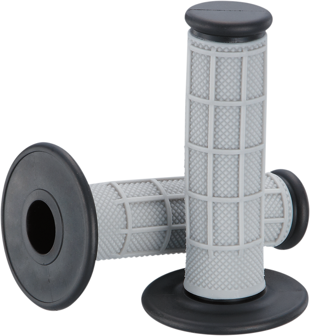 MOOSE RACING Grips - Qualifier - Half Waffle - Black 1MG0715-EBM - Cycle City Outdoors