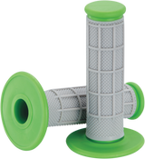 MOOSE RACING Grips - Qualifier - Half Waffle - Green 1MG0715-EGM - Cycle City Outdoors
