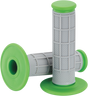 MOOSE RACING Grips - Qualifier - Half Waffle - Green 1MG0715-EGM - Cycle City Outdoors