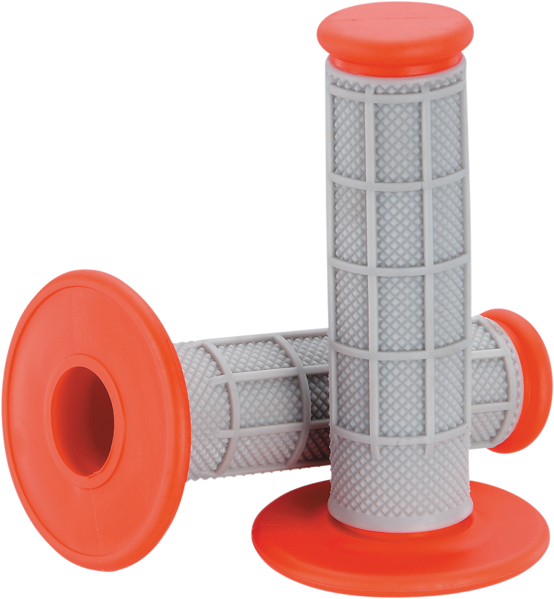 MOOSE RACING Grips - Qualifier - Half Waffle - Red 1MG0715-ERM - Cycle City Outdoors
