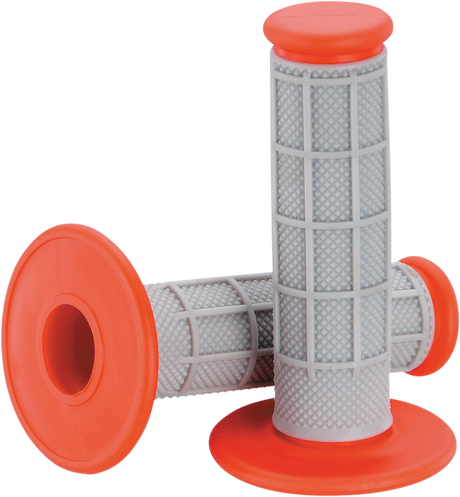 MOOSE RACING Grips - Qualifier - Half Waffle - Red 1MG0715-ERM - Cycle City Outdoors