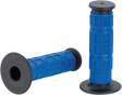 MOOSE RACING Grips - Qualifier - Full Waffle - Blue MG-11-UBM - Cycle City Outdoors