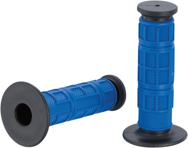 MOOSE RACING Grips - Qualifier - Full Waffle - Blue MG-11-UBM - Cycle City Outdoors