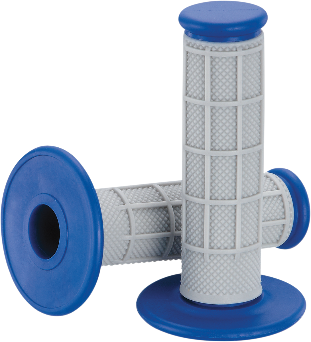 MOOSE RACING Grips - Qualifier - Half Waffle - Blue 1MG0715-EUM - Cycle City Outdoors