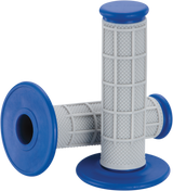MOOSE RACING Grips - Qualifier - Half Waffle - Blue 1MG0715-EUM - Cycle City Outdoors