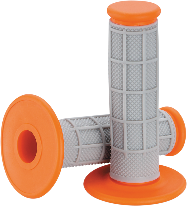 MOOSE RACING Grips - Qualifier - Half Waffle - Orange 1MG0715-EVM - Cycle City Outdoors