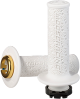 MOOSE RACING Grips - Lock-On - White/Gold B36MRW-D - Cycle City Outdoors
