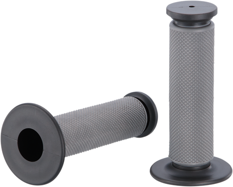 MOOSE RACING Grips - Qualifier - Diamond - Gray MG-12-XBM - Cycle City Outdoors