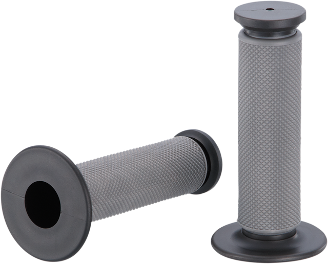MOOSE RACING Grips - Qualifier - Diamond - Gray MG-12-XBM - Cycle City Outdoors