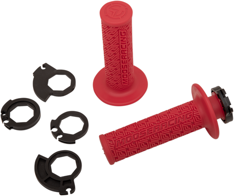 MOOSE RACING Grips - Lock-On - Red/Gold B36MRR-D - Cycle City Outdoors