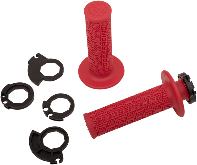 MOOSE RACING Grips - Lock-On - Red/Gold B36MRR-D - Cycle City Outdoors