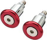 MOOSE RACING Bar End - Red 1BEC0661-PRPM - Cycle City Outdoors