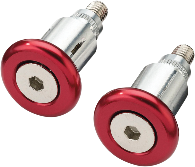 MOOSE RACING Bar End - Red 1BEC0661-PRPM - Cycle City Outdoors